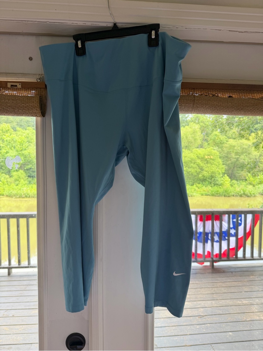WOMENS 3X PLUS Nike Light Blue Leggings